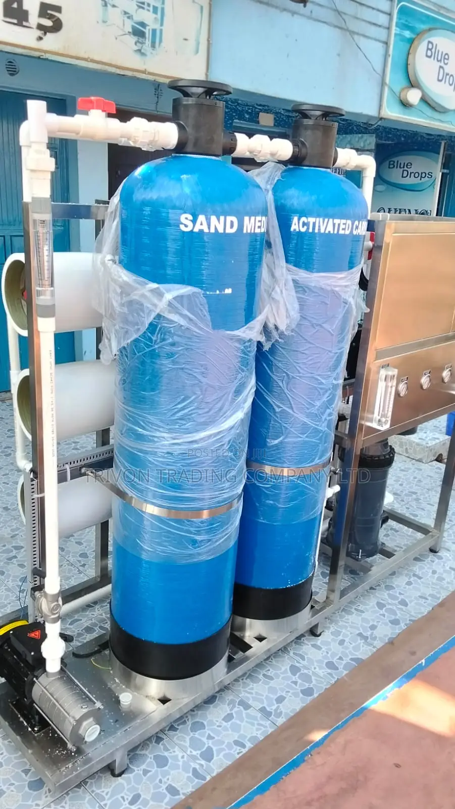 Commercial 3000 Lph Ro Water Plant