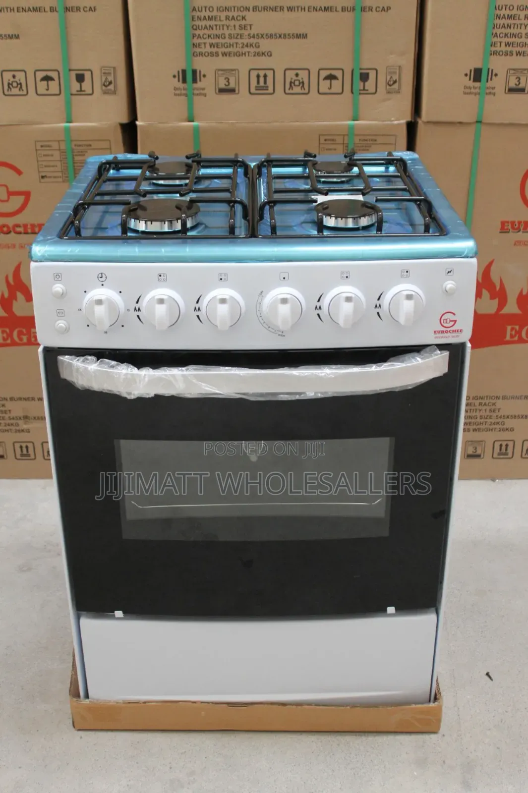 Eurochef 60*60 Full Gas With Safety Detector