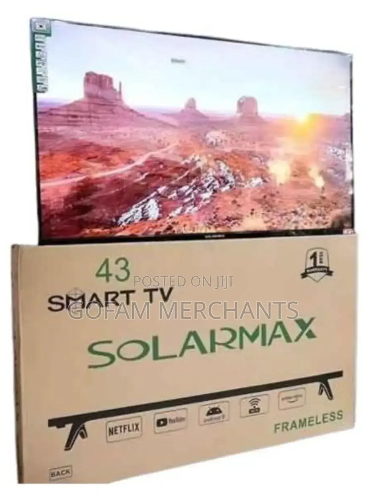Solarmax 43"Frameless Smart Tv