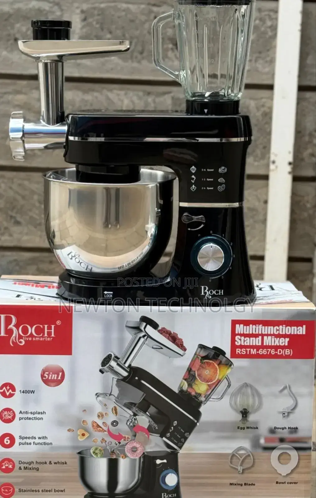 5 in 1 Roch Multifunctional Stand Mixer