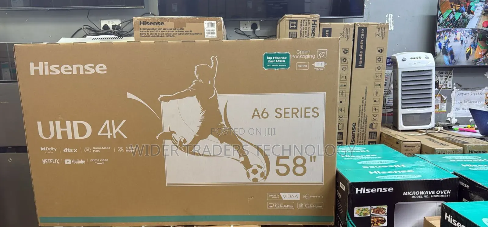 Hisense 58" Uhd Frameless A6 Series