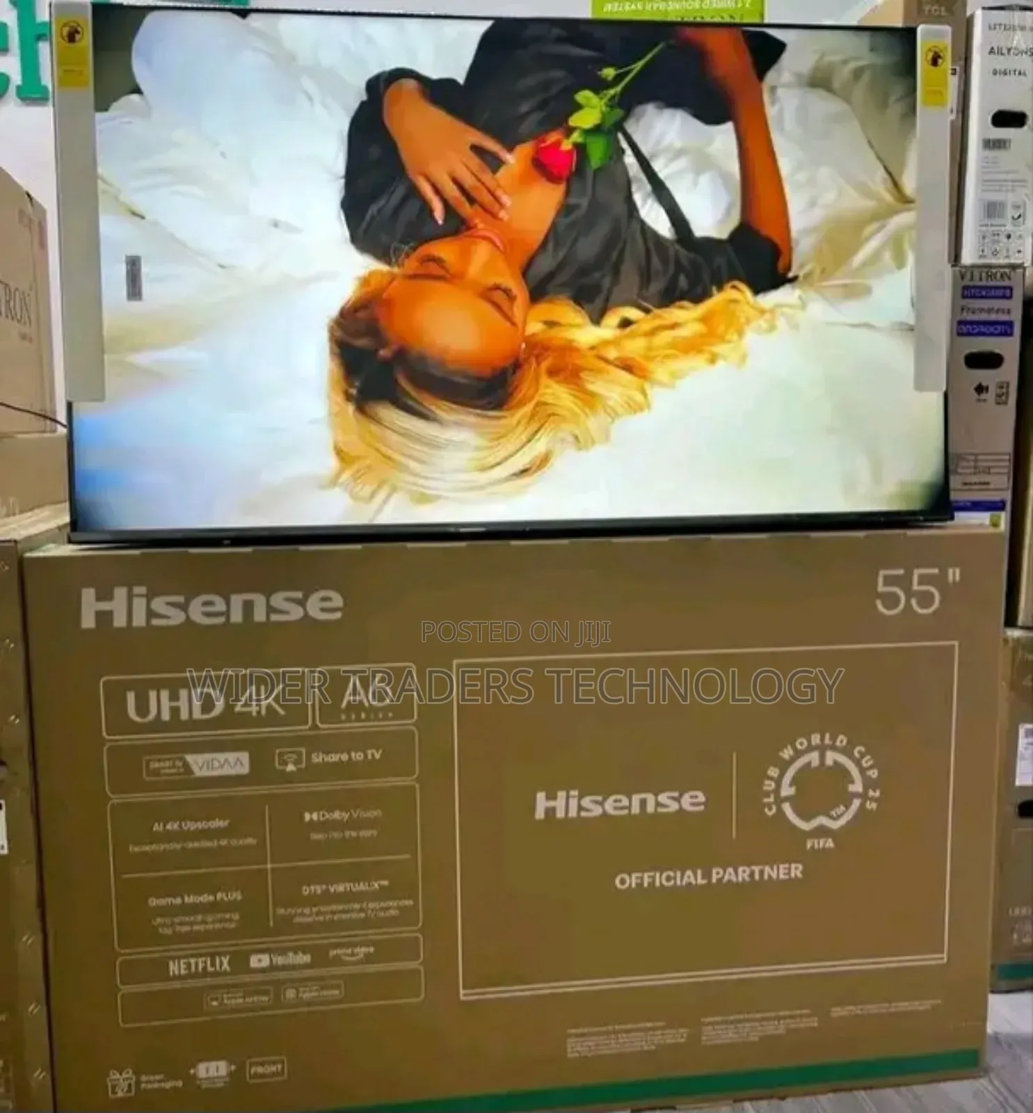 Hisense 58" Uhd Frameless A6 Series