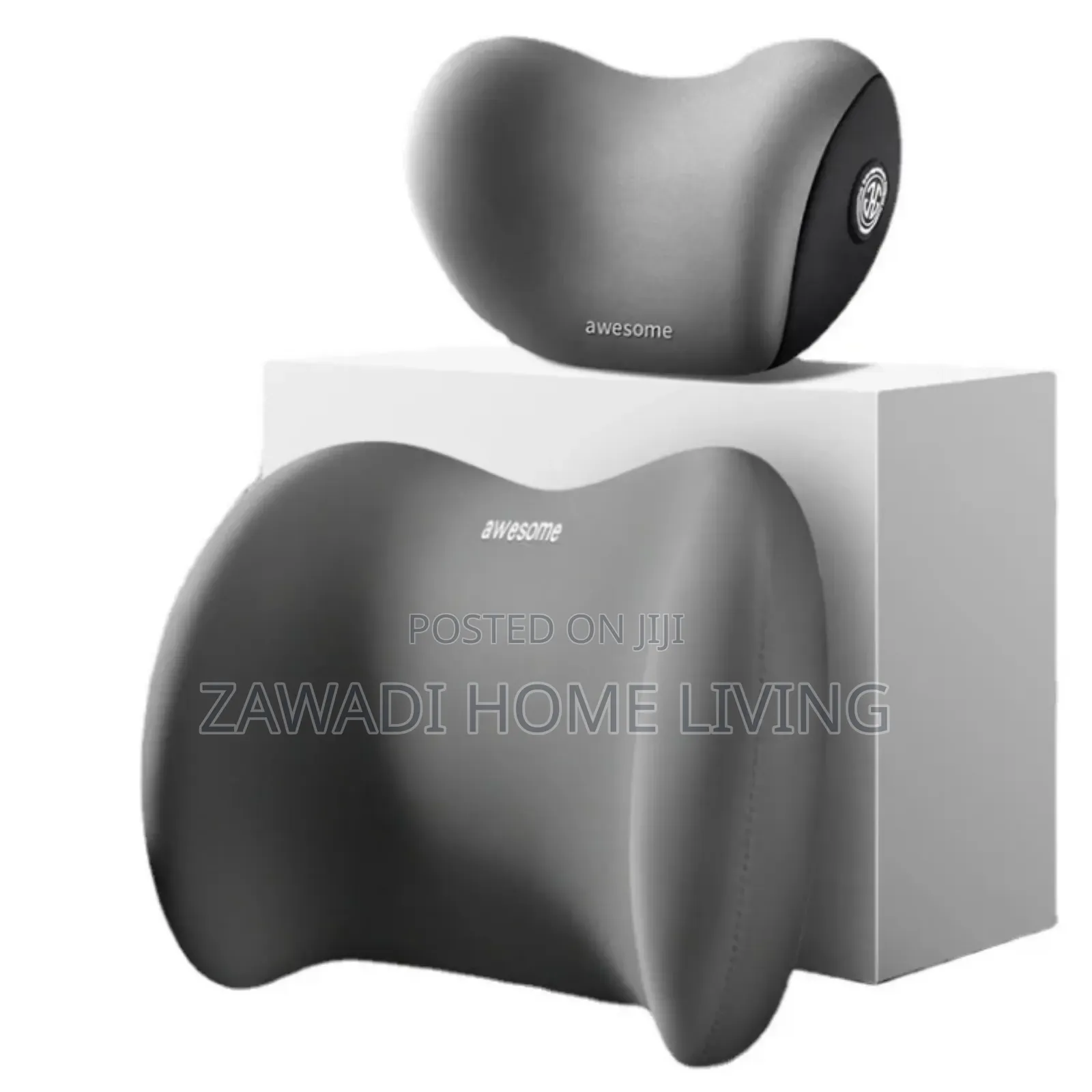 2 PCS Premium Car Head Rest and Back Rest Car Pillows