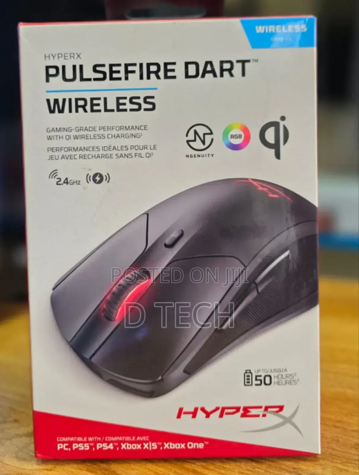 Hyperx Pulsefire Dart Wireless Gaming Mouse
RGB