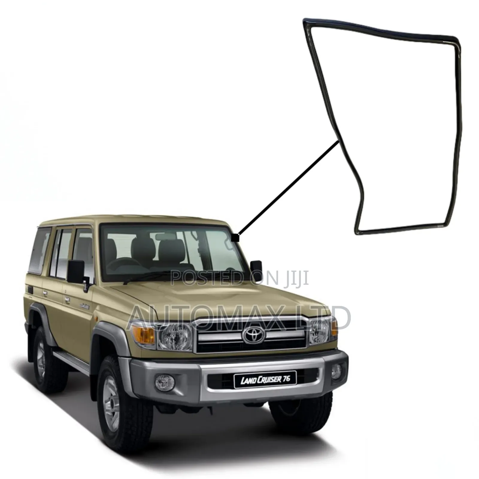 Windscreen Rubber (Only) for Toyota Landcruiser 70 75 76 78 79 Series