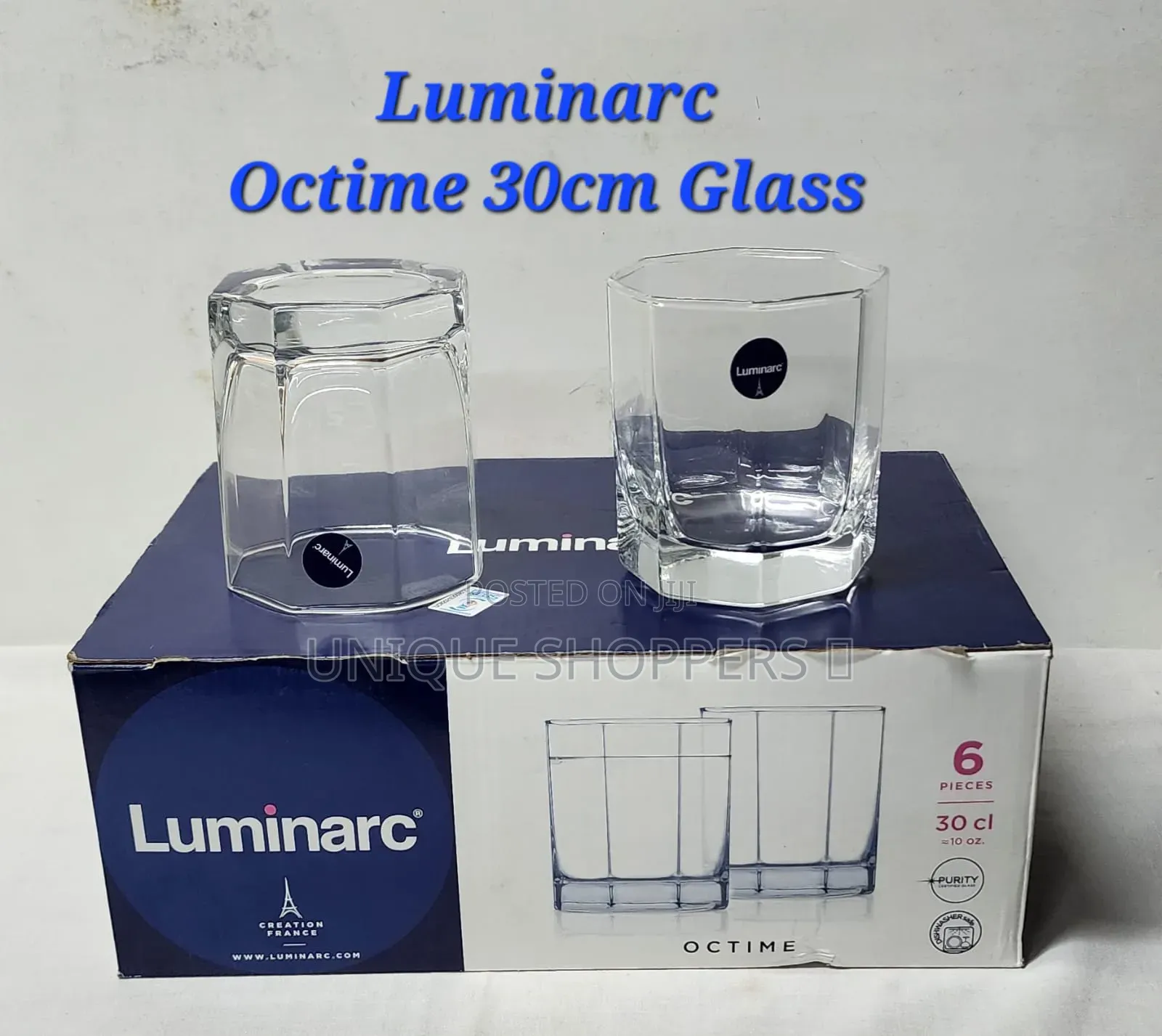 No756 Luminarc Octime Glass 30cl 6pcs