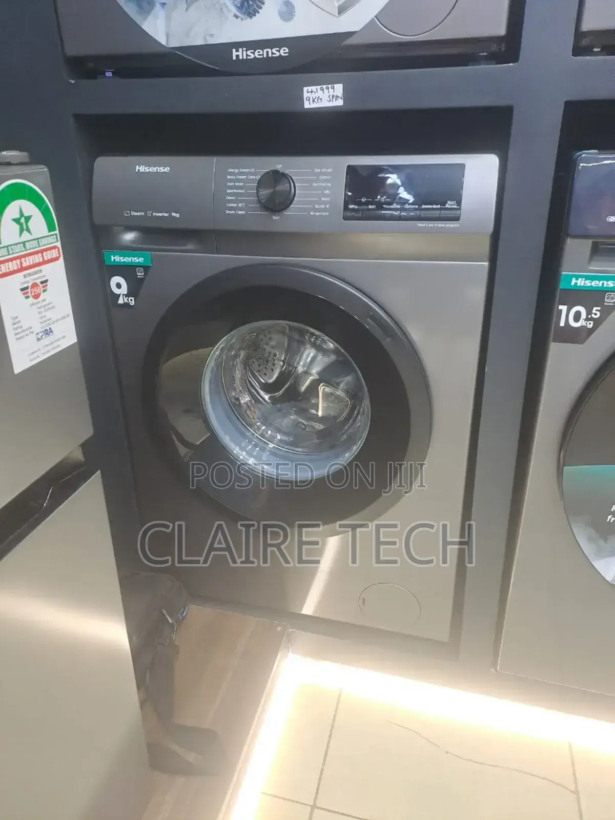 Hisense 9kgs Front Load Washing Machine