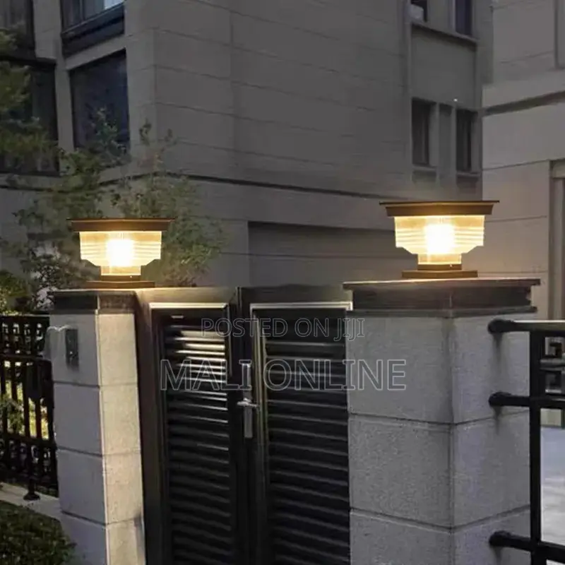 Super Bright Solar Post Light Outdoor Led Lantern 5w Ip65