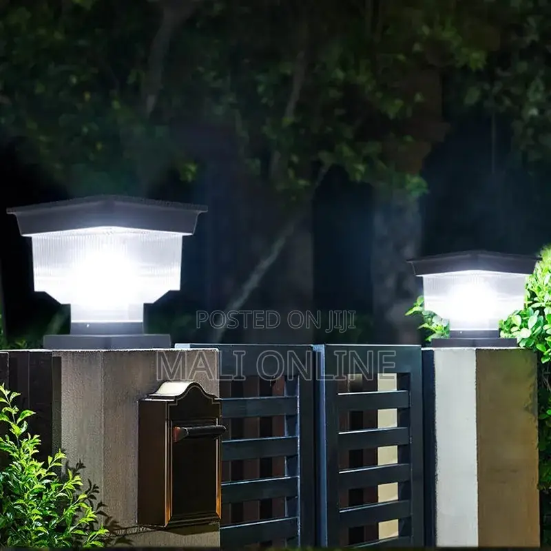 Super Bright Solar Post Light Outdoor Led Lantern 5w Ip65