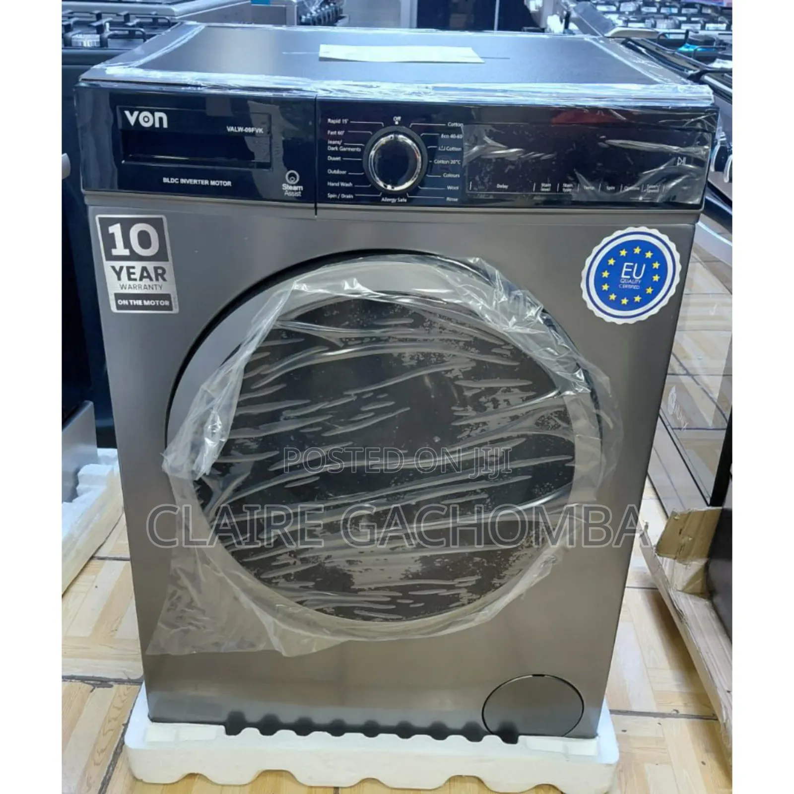 Von 9kg Front Load Washing Machine Wash and Spin Valw-09fvk
