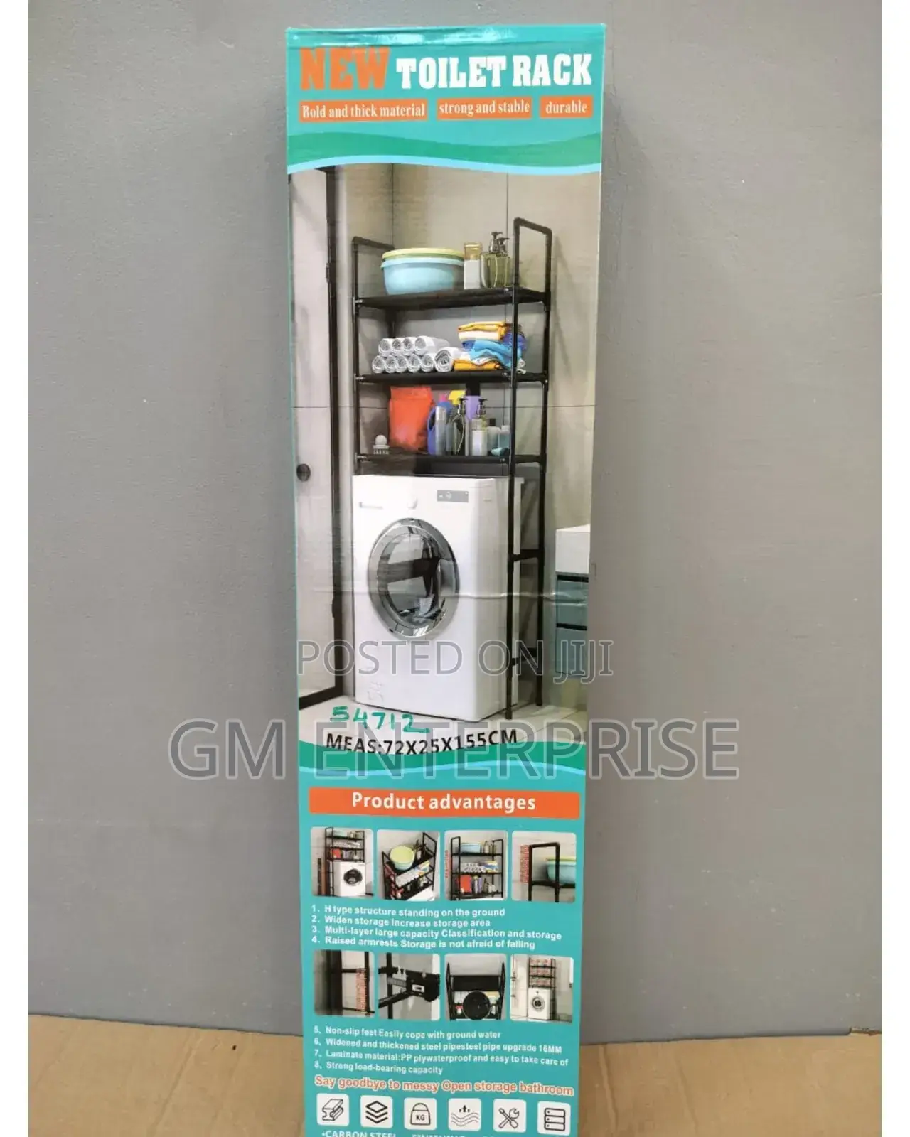 2 in 1
Toilet + Washing Machine Rack