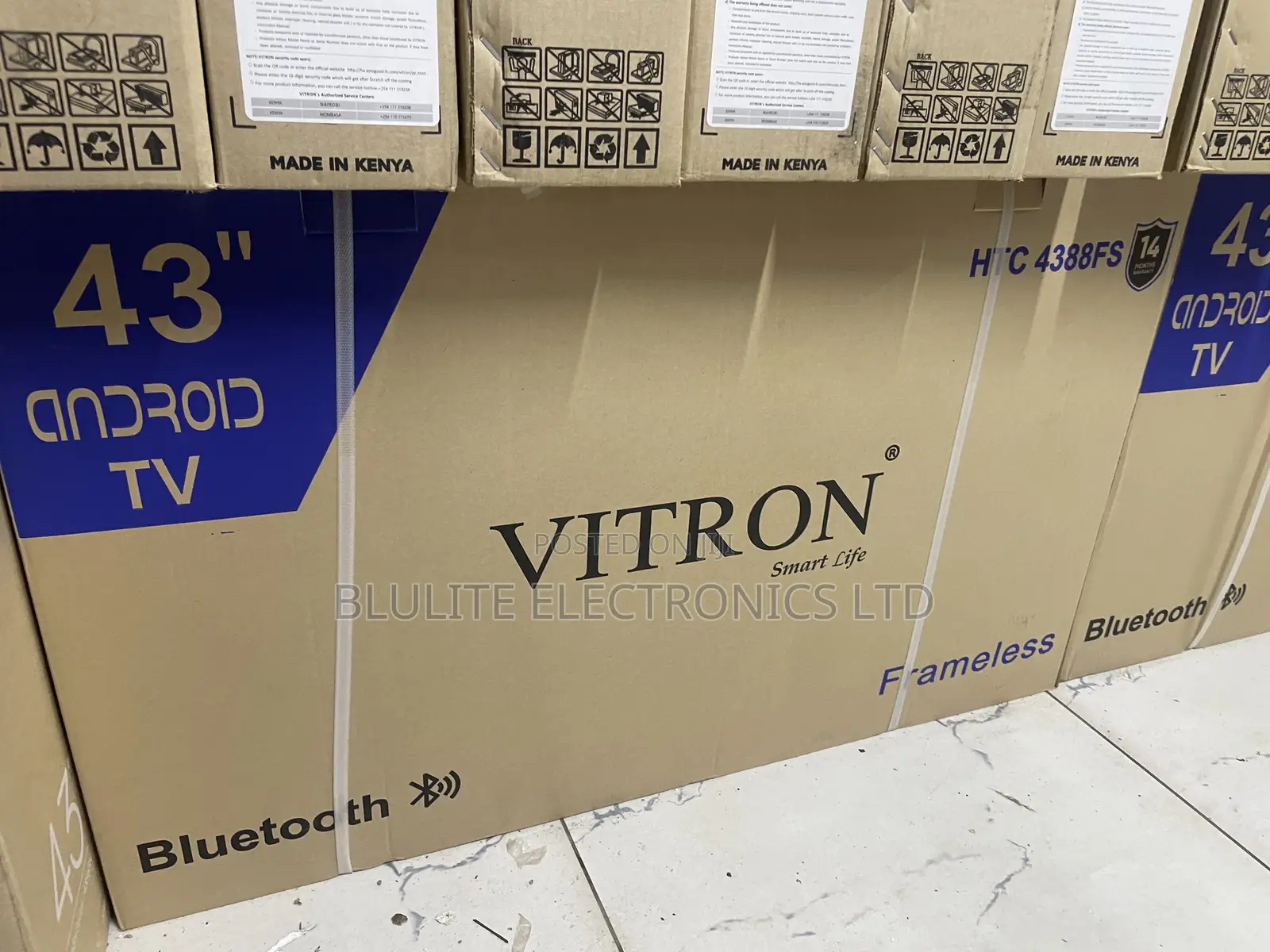 Vitron 43” Frameless Smartt Tv