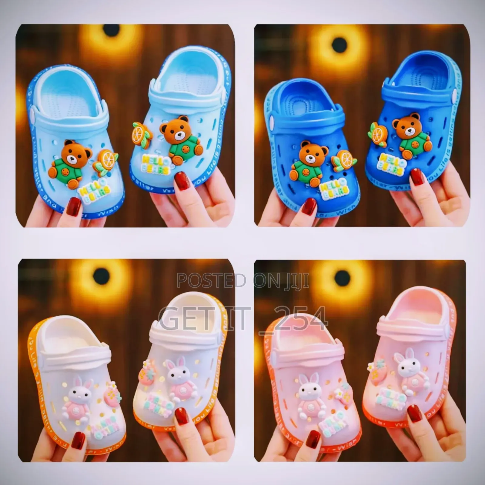 Kids Stylish Crocs
Size 20/21,26/27,32/33
Shades: Pink