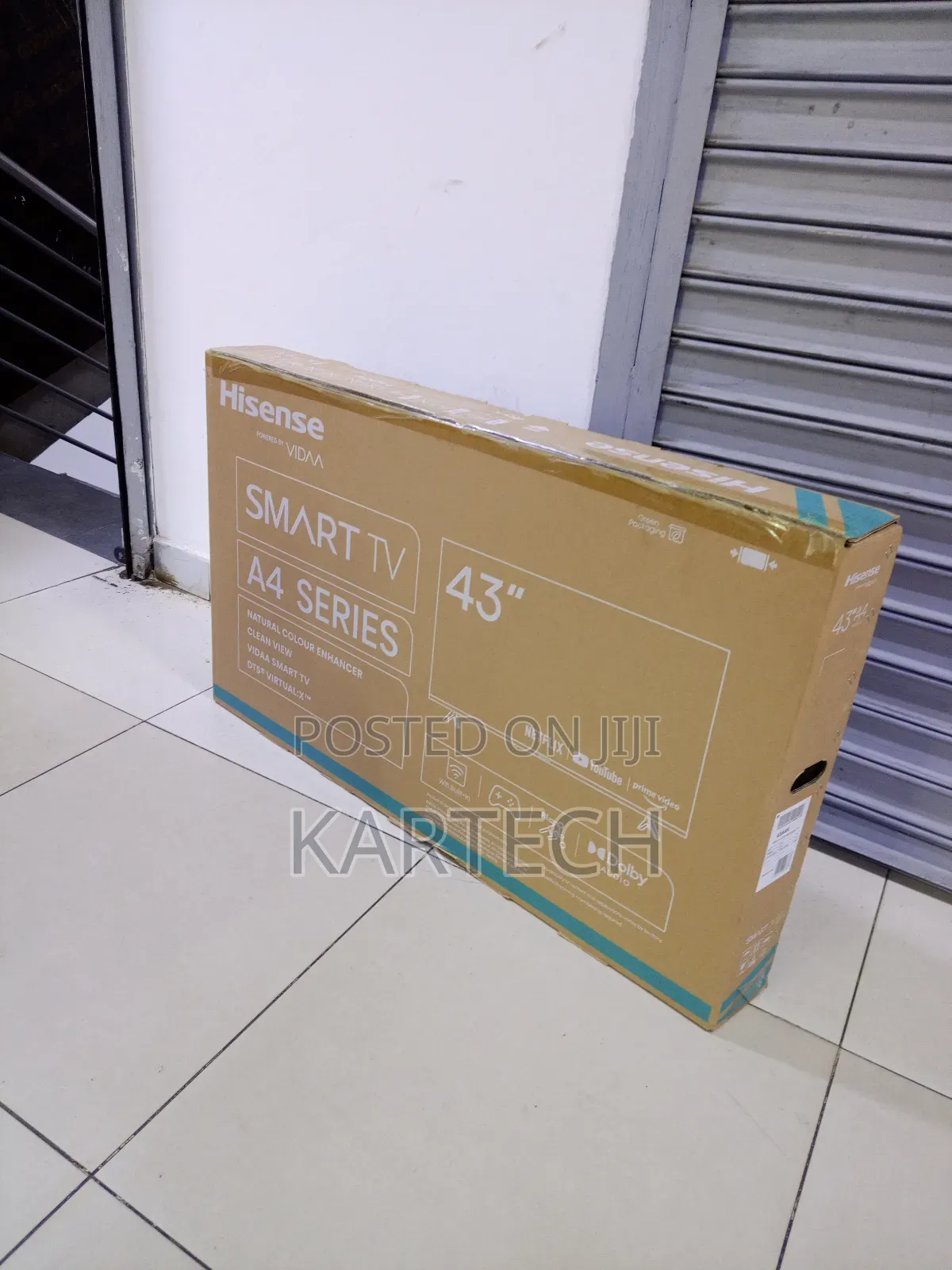 Hisense 43-Inch A4k Full Hd Smart Television, Vidaa Youtube Netflix