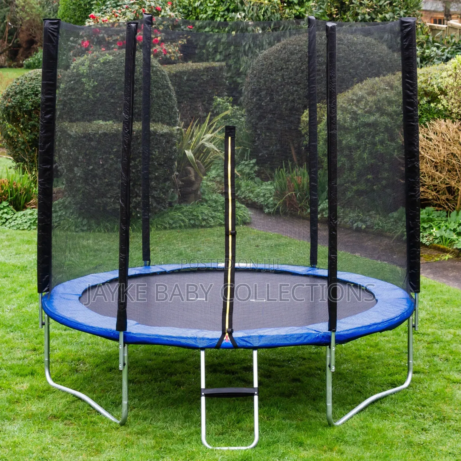 Trampoline With Safety Net Ladder – Kids Adults