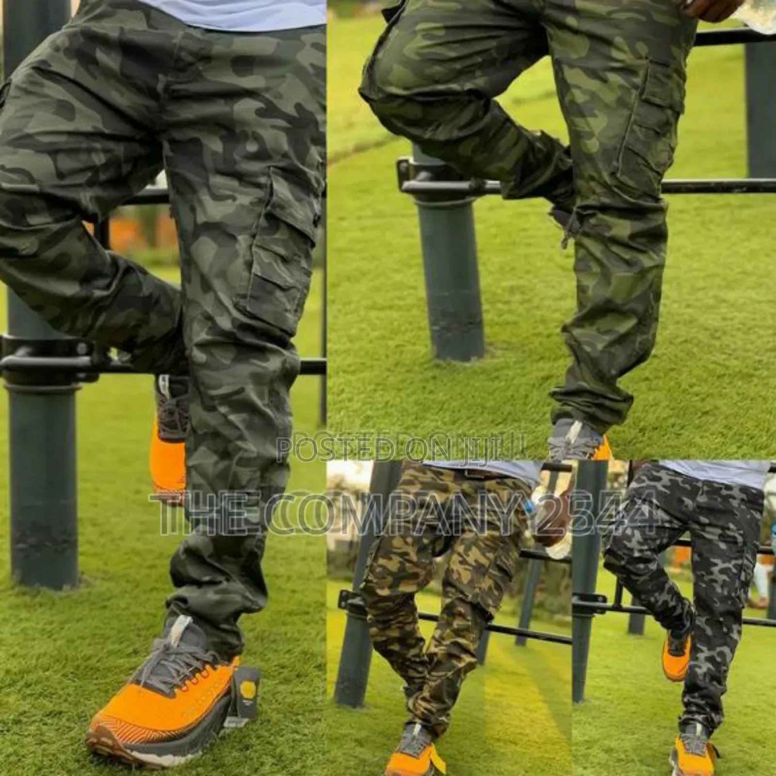 Quality Cargo Side Pocketed Camoflage Combat Trouser