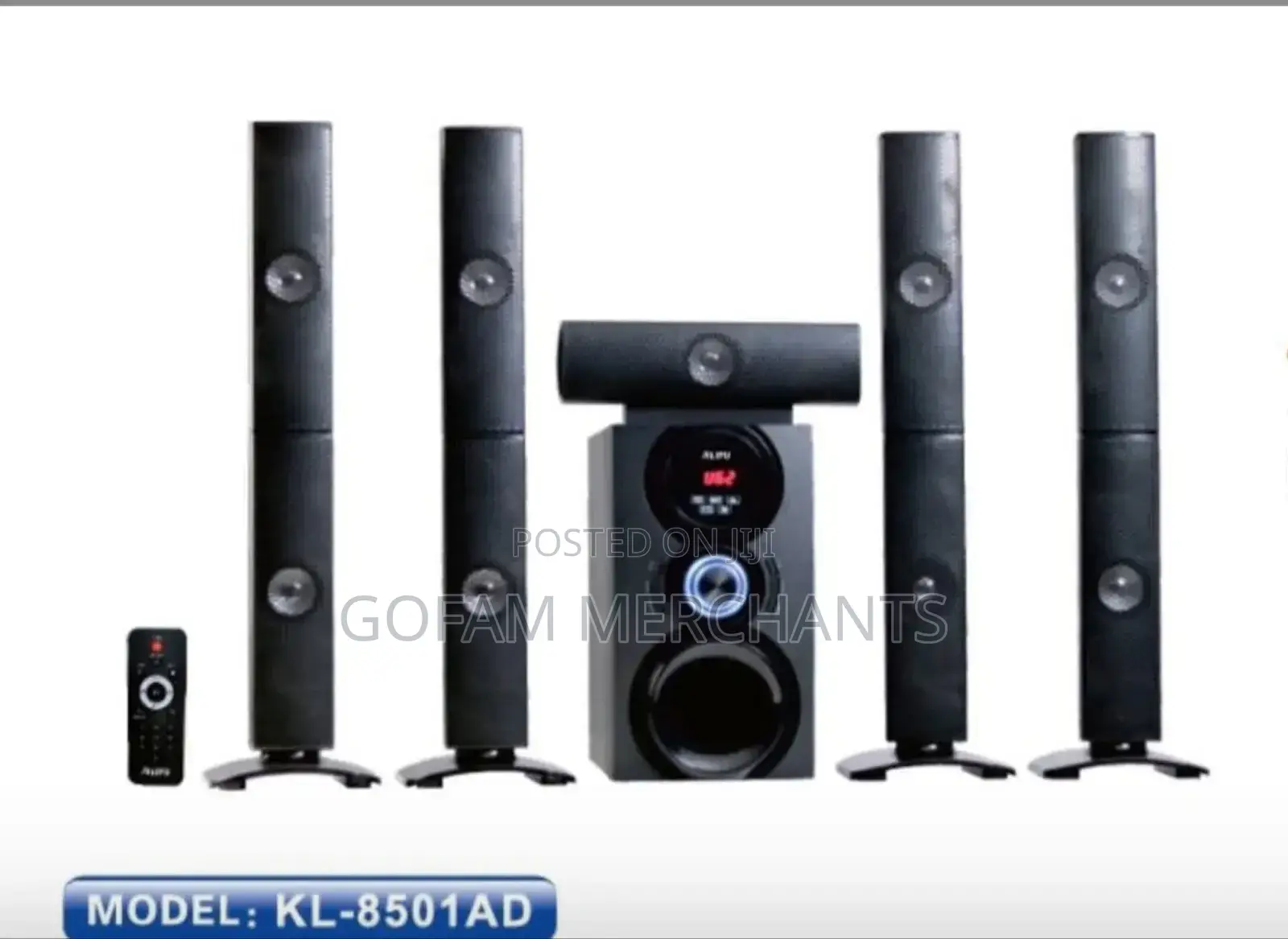 Ailipu 5.1 Home Theater System Model: Kl-8501ad