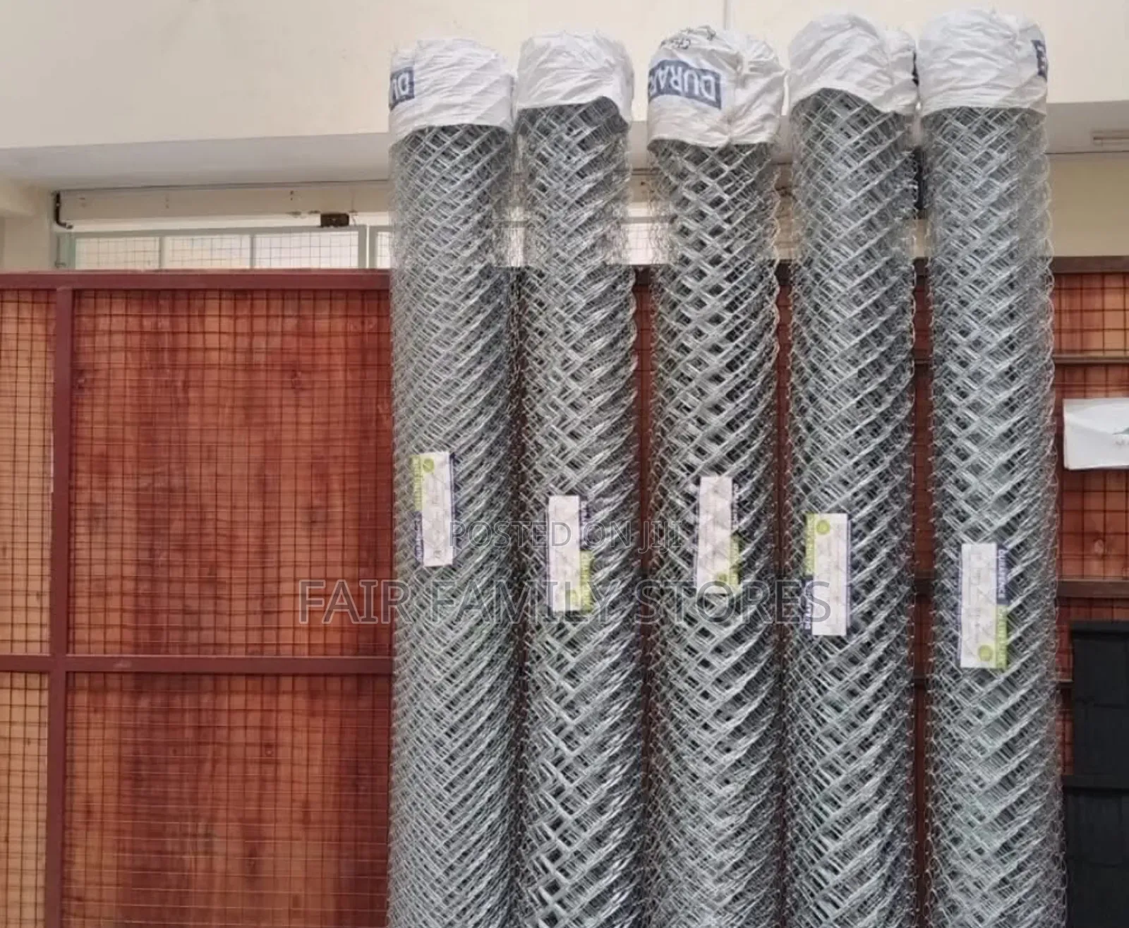 6ft Galvanized Chain Link Fence