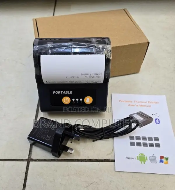 80mm P80c Mini Portable Bluetooth Thermal Receipt Printer