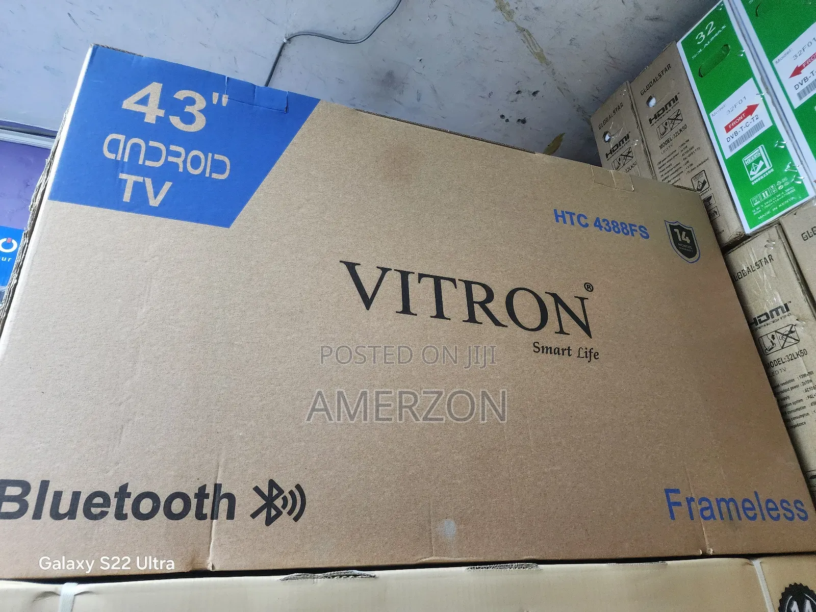Vitron 43′′ (2025 Model) Frameless Smart Android Full