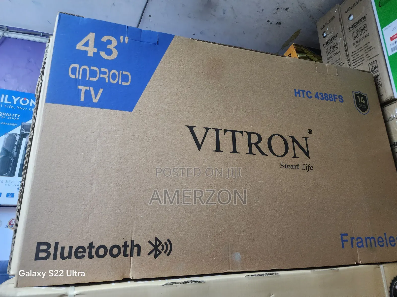 Vitron 43′′ (2025 Model) Frameless Smart Android Full