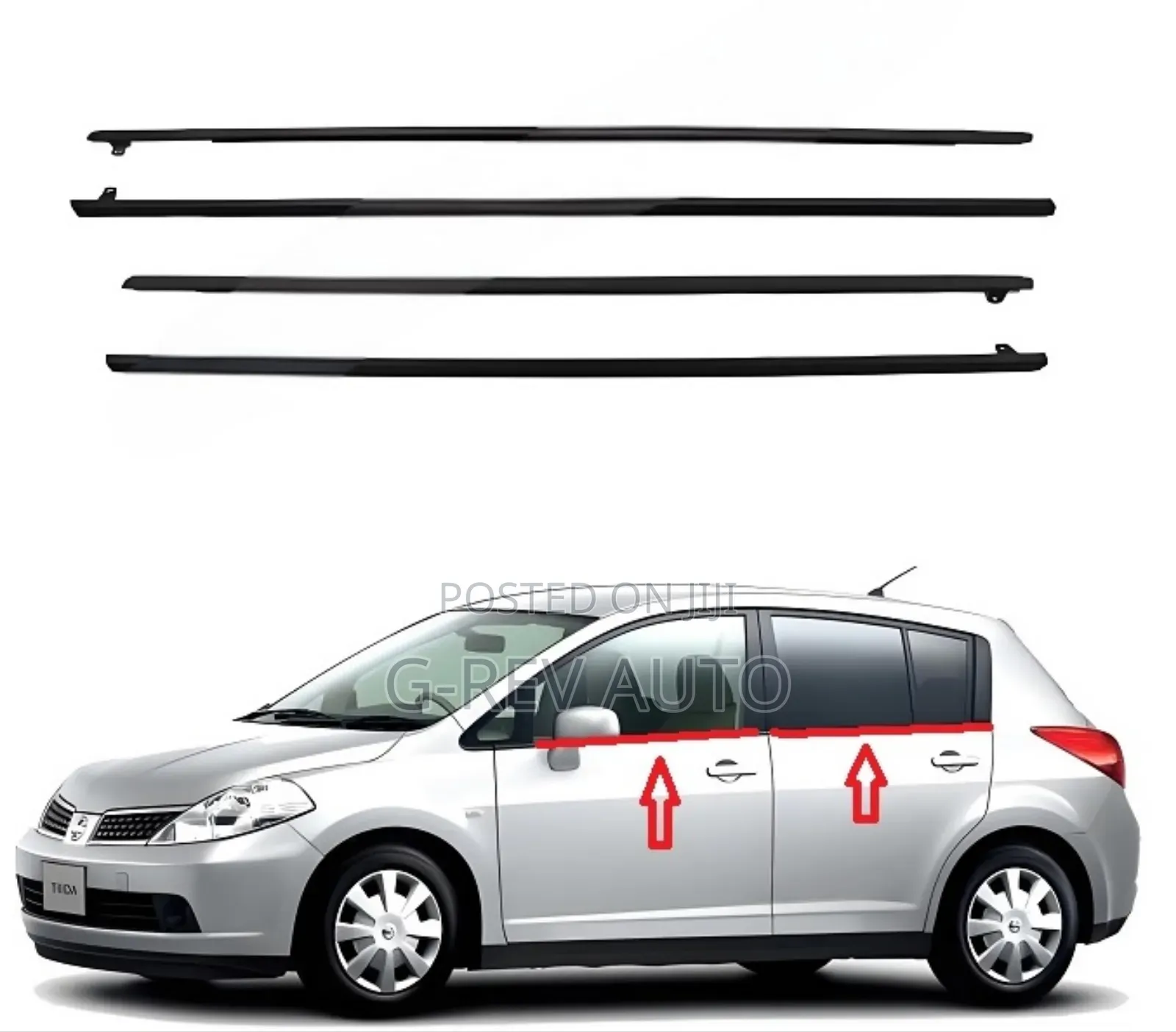 Nissan Tiida 2004-2010 Weather Strips
