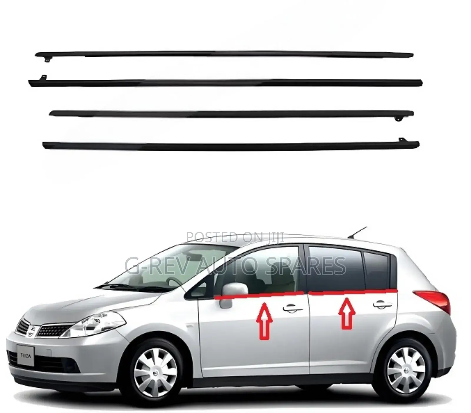 Nissan Tiida 2004-2010 Weather Strips