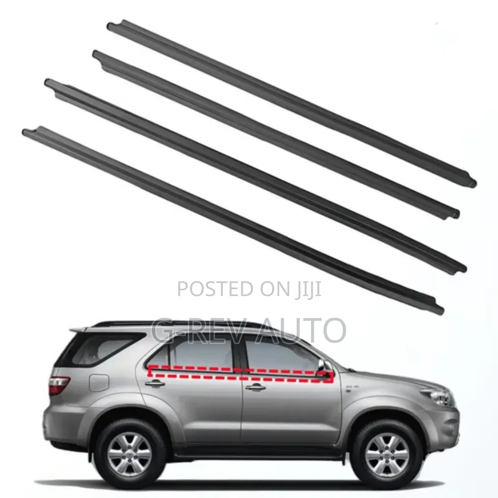 Toyota Fortuner 2004- 2014 Weather Strips.