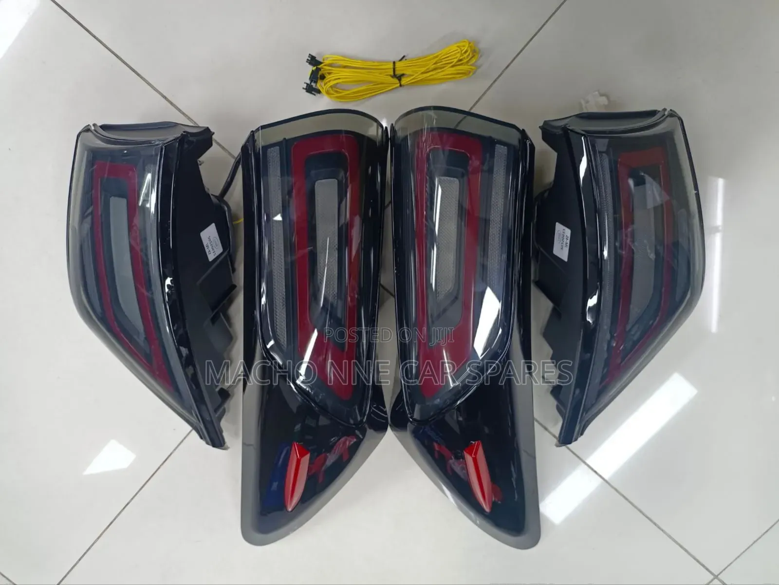 Toyota Harrier 2015-2018 Black Taillights (Set)
