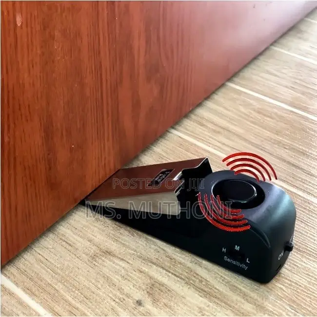 Anti_theft Upgraded Door Stop & Security Alarm,🚨