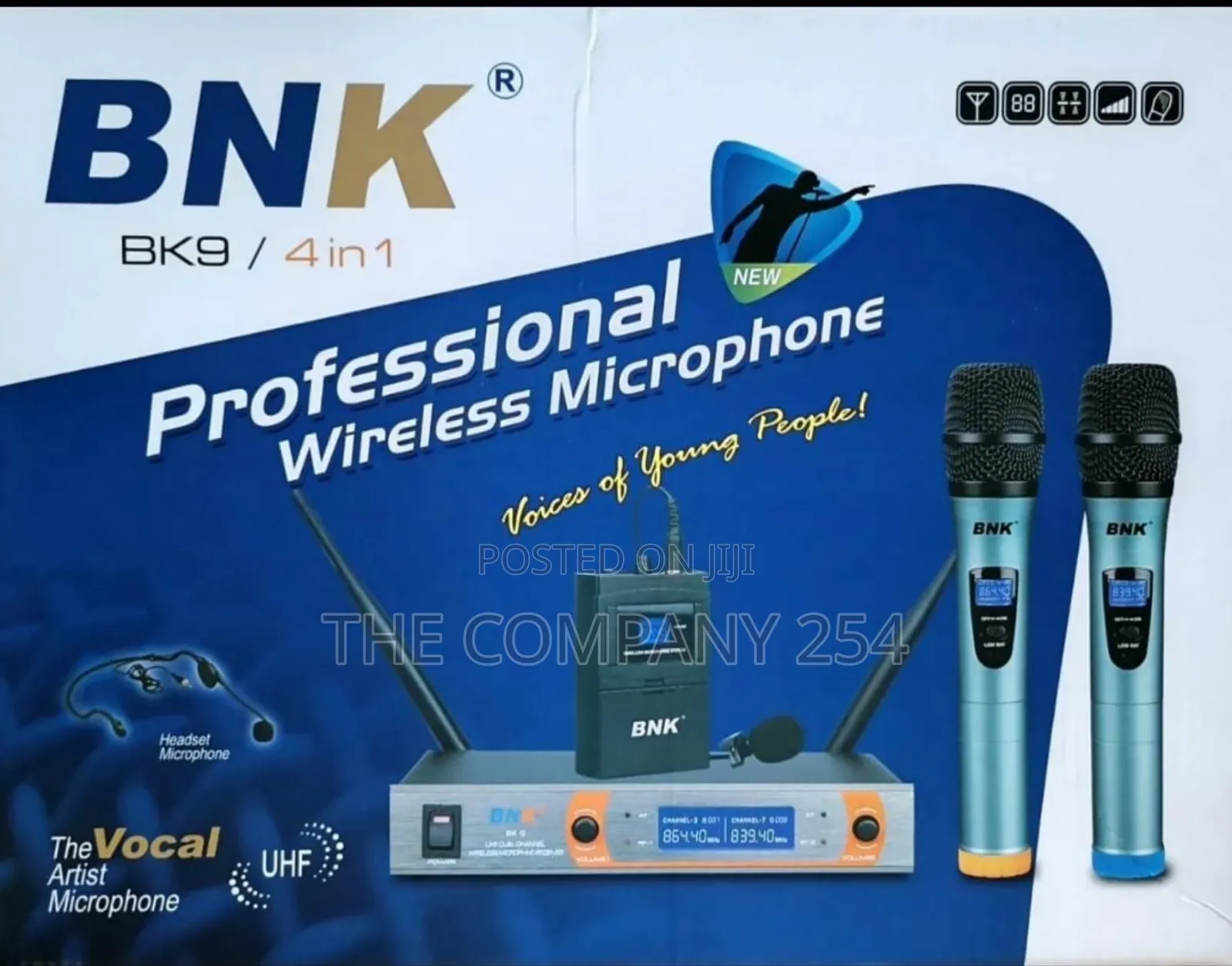 BNK Bk9 4 in 1 Wireless Microphone