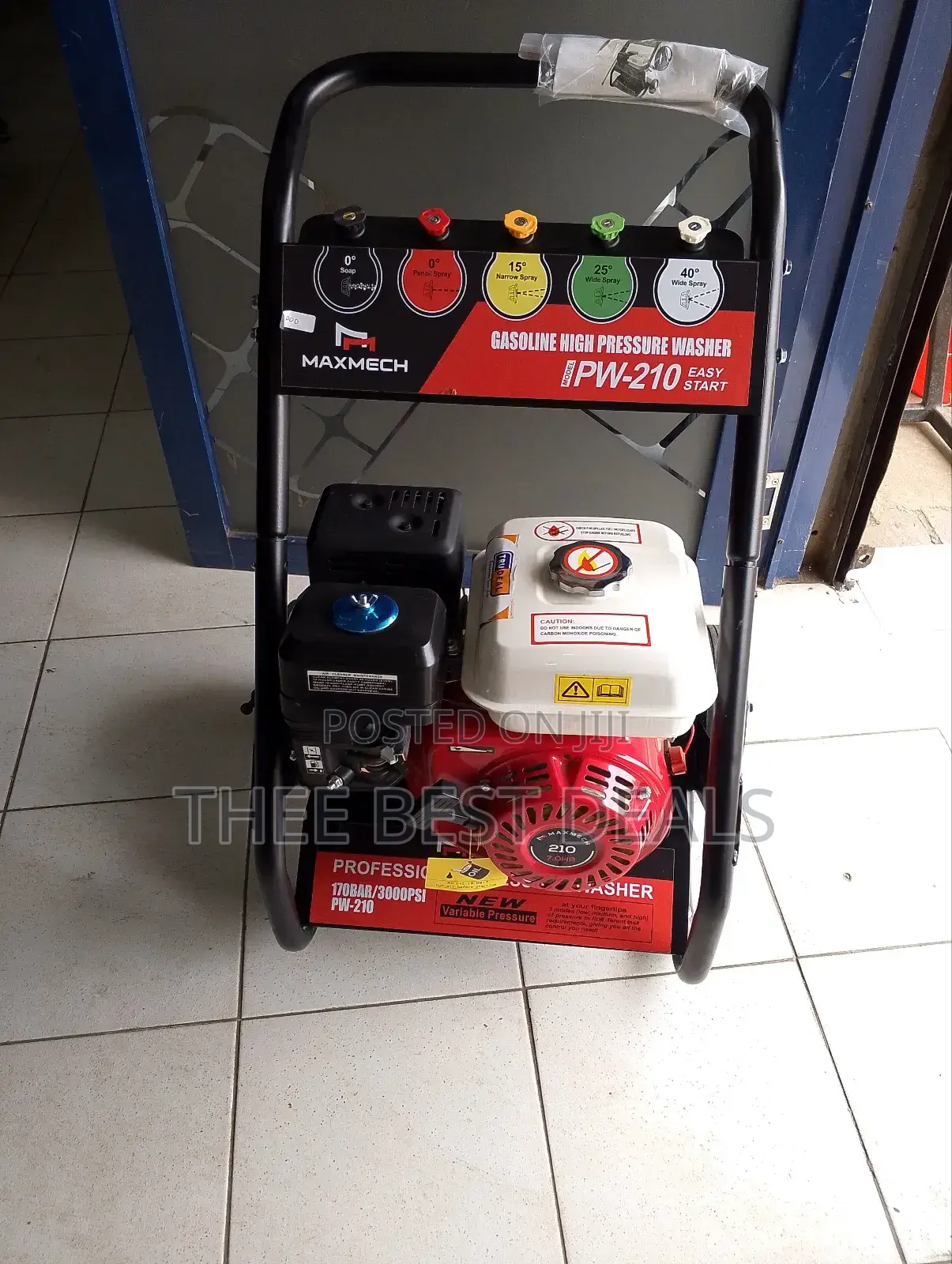 Maxmech Gasoline High Pressure Washer Machine(3000psi)