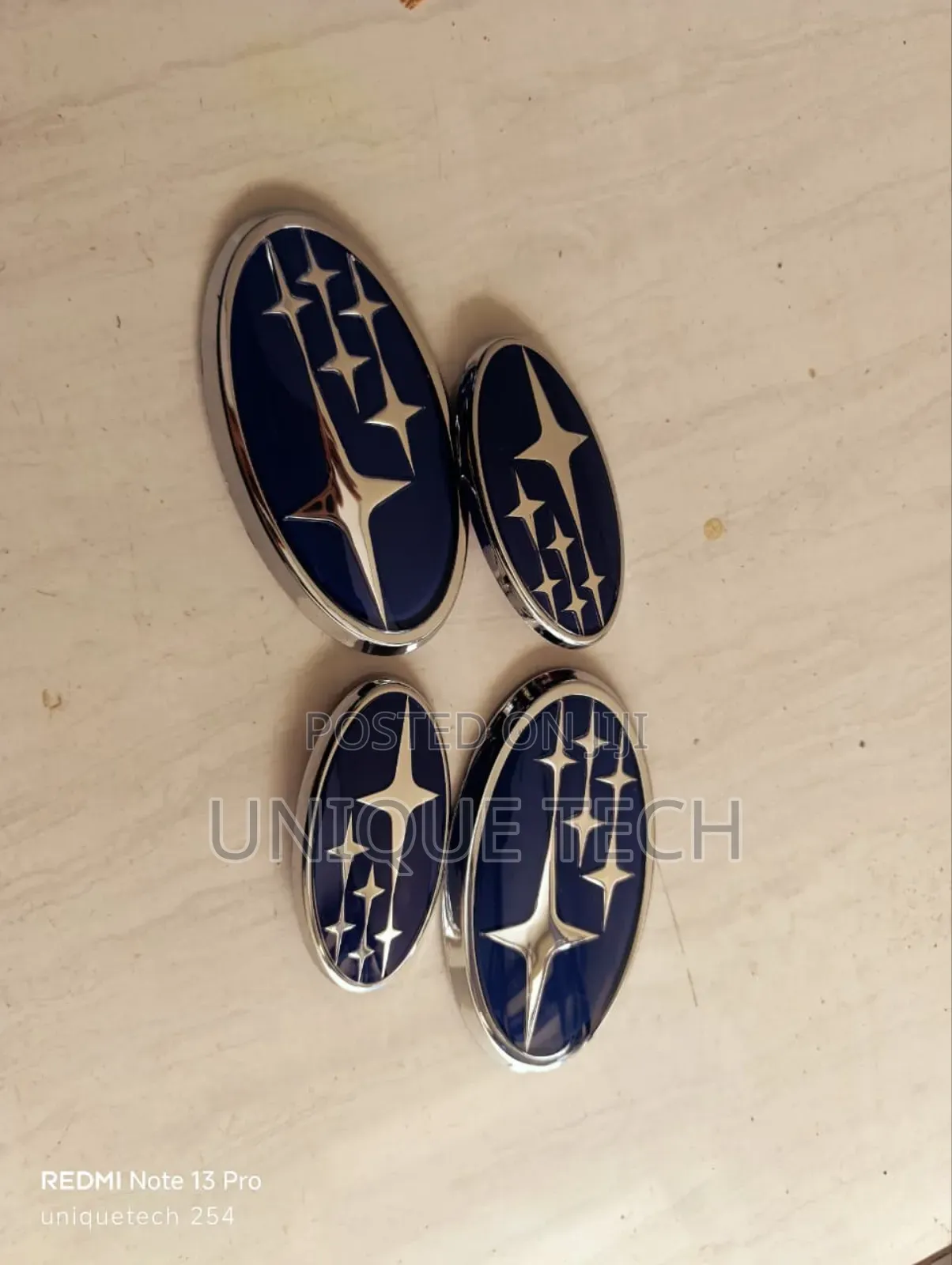 Subaru Branded Emblem /Badge for Grill Boot( Sizes 10cm 14cm)