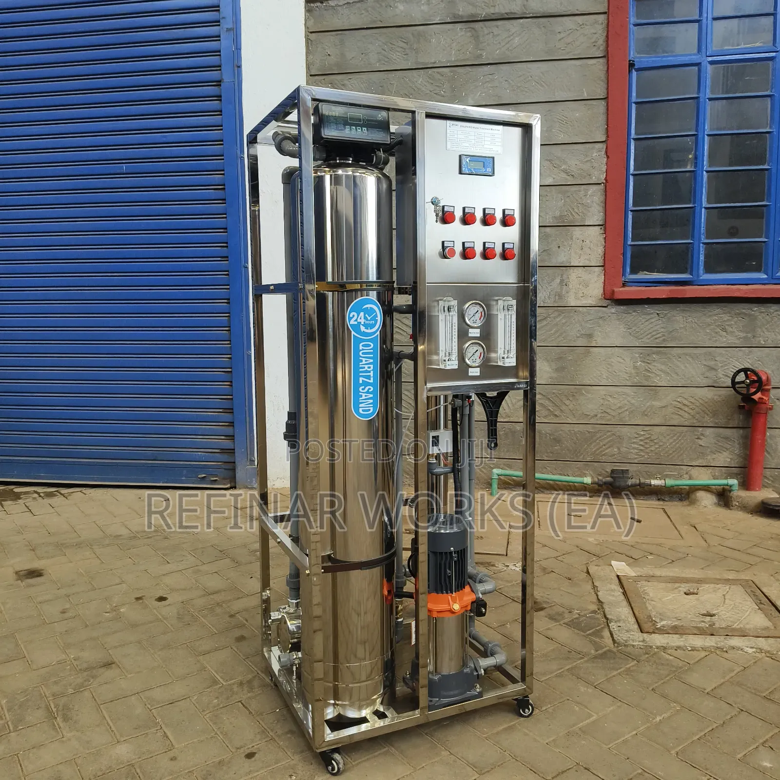 Large-Scale Reverse Osmosis Plant - 500 Liters Per Hour