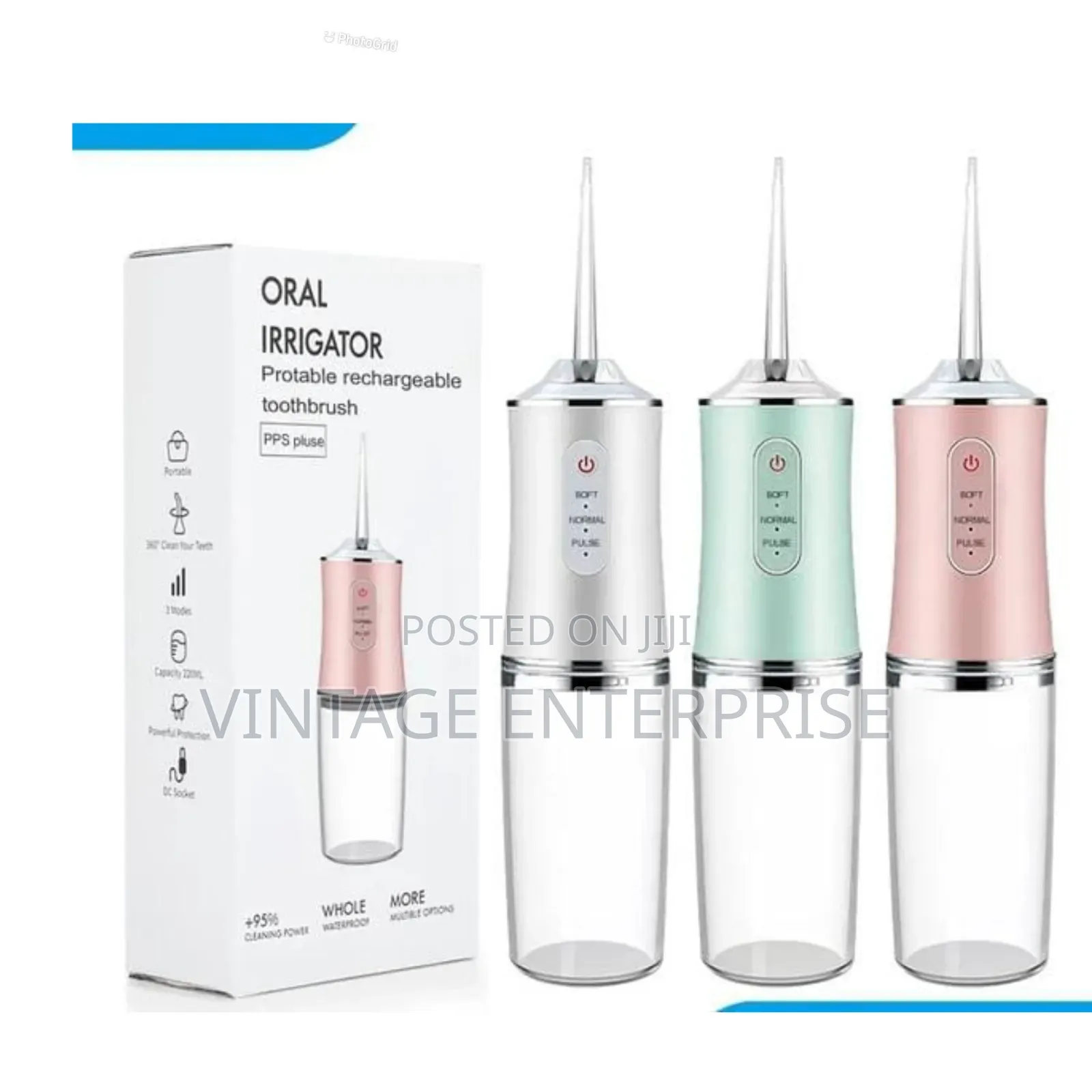 4 Nozzles Oral Irrigator Portable Dental Water Flosser
