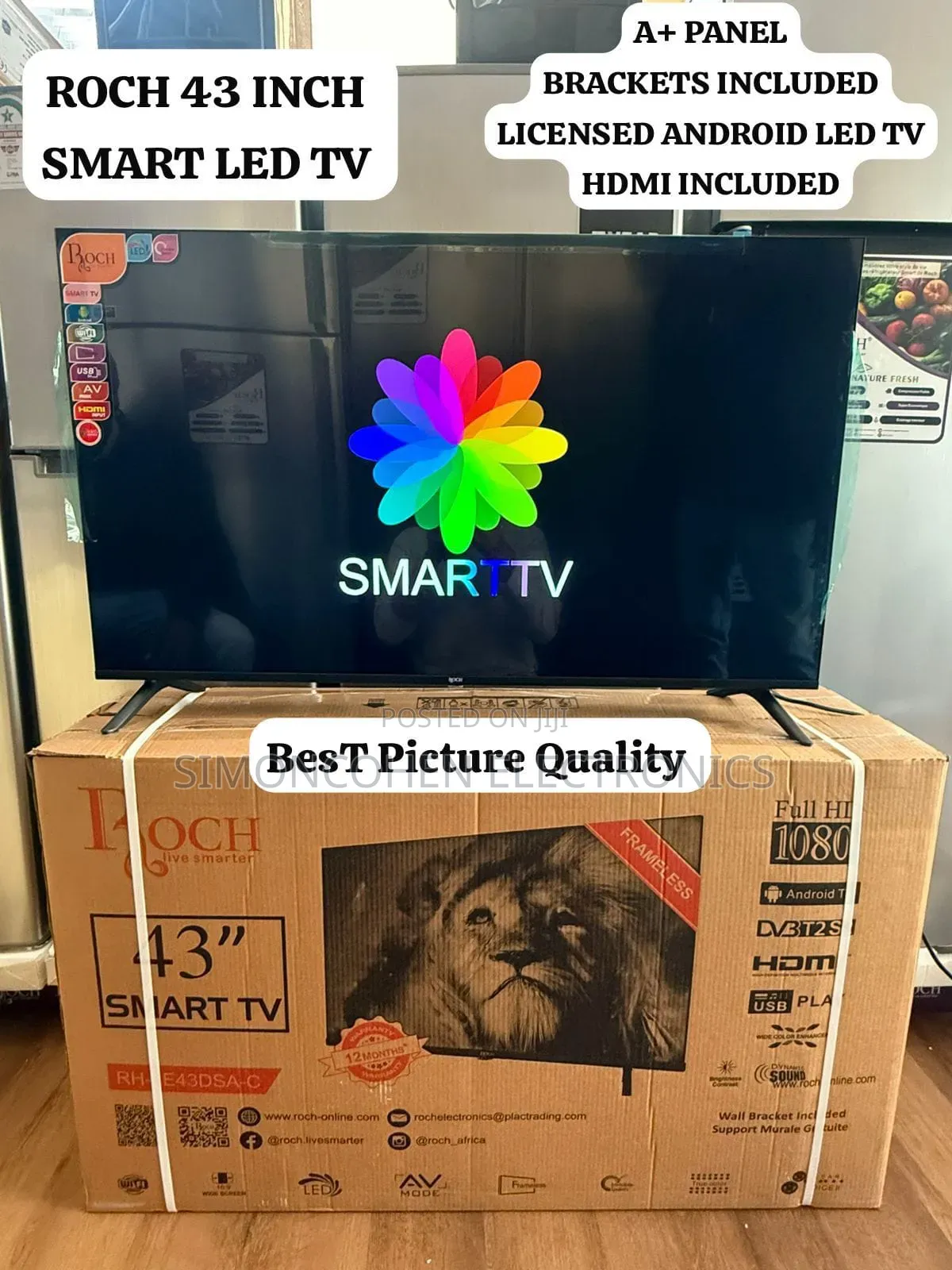Roch 43 Inch Smart Android Tv