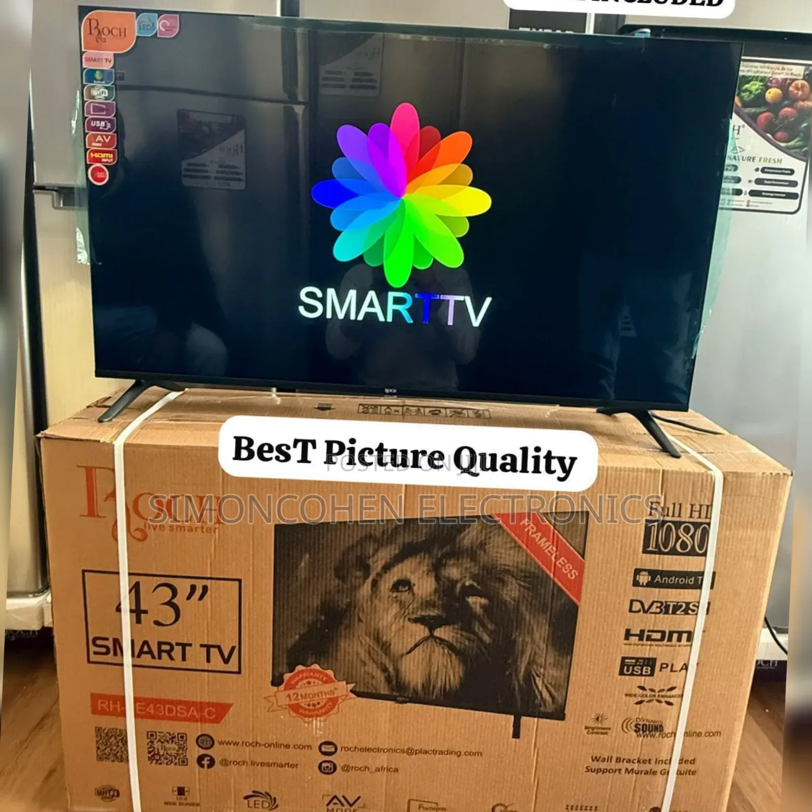 Roch 43 Inch Smart Android Tv