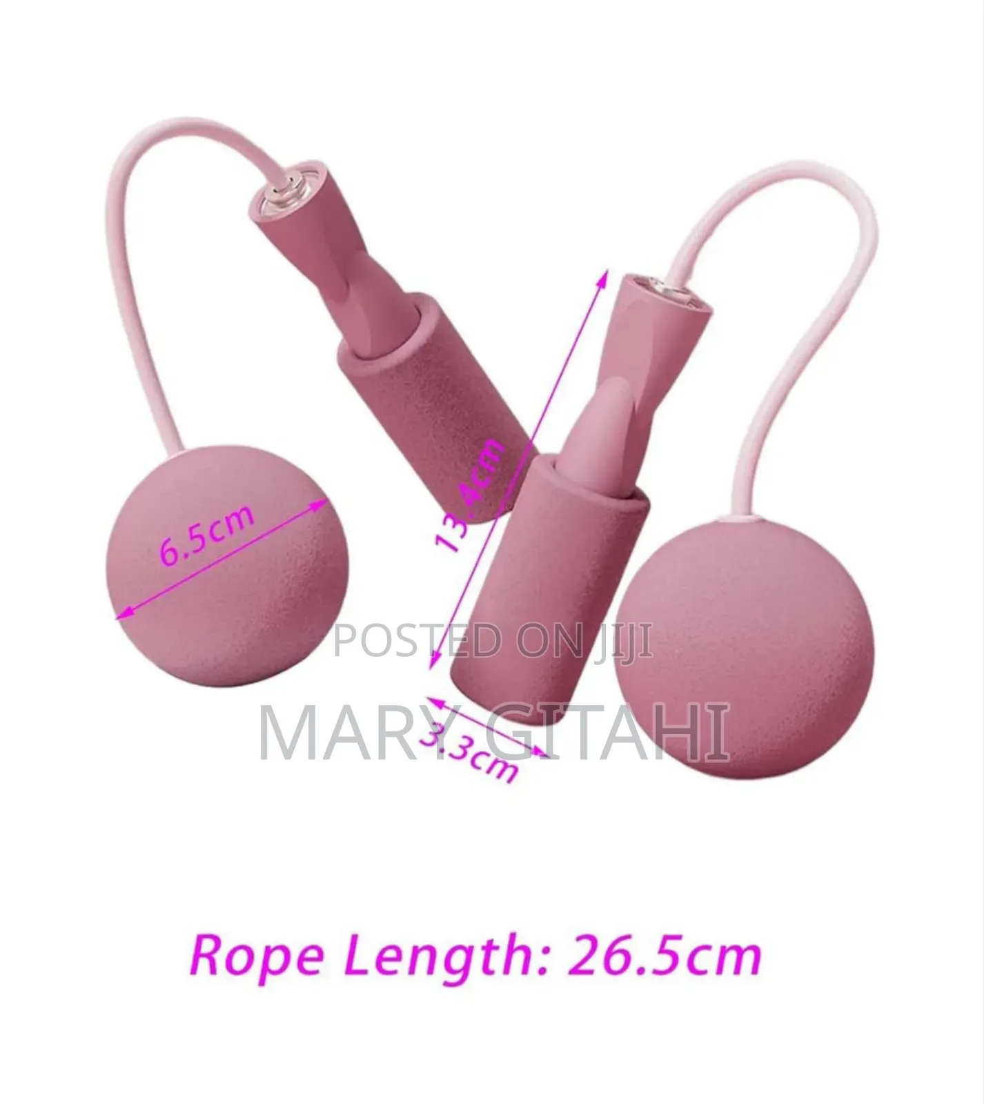 *Cordless Skipping Rope With Ball Tip