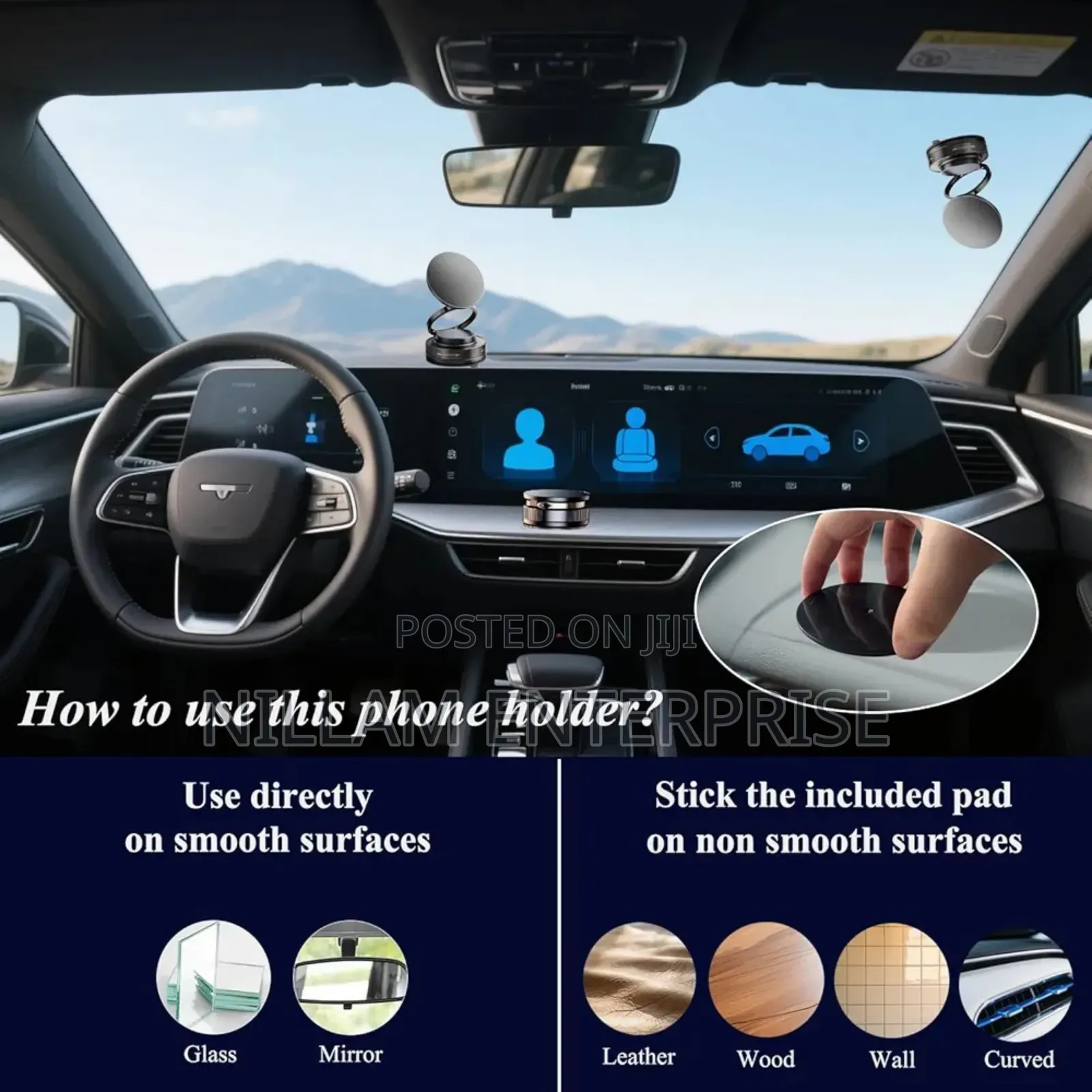 Magnetic Smart Cell Phone Holder