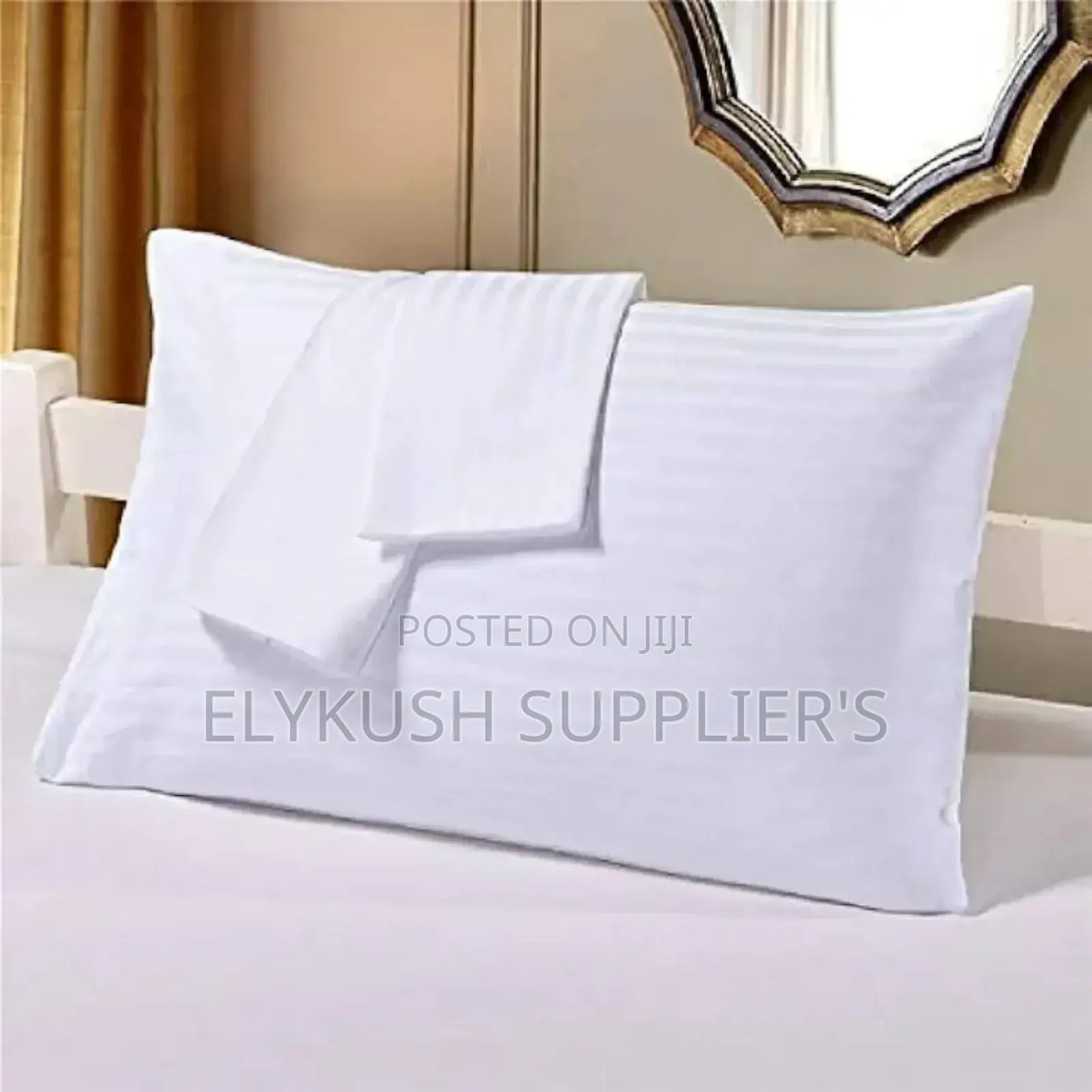 Stripped Cotton Pillow Cases