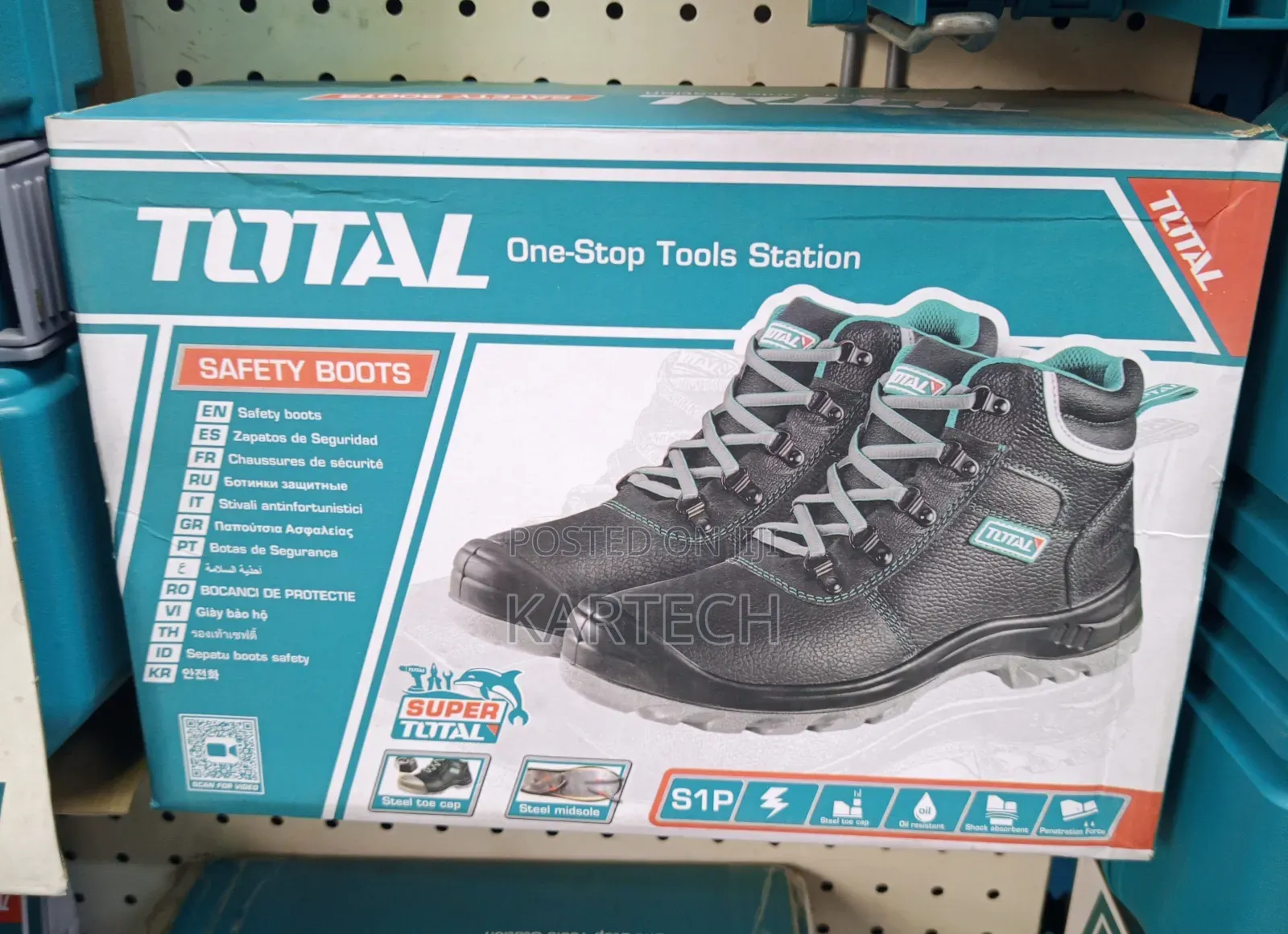 Total Safety Boots, Model Tsp202s1p.
