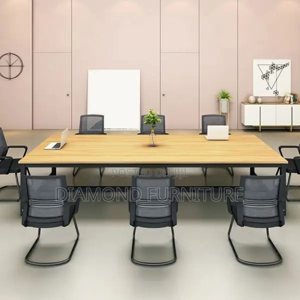 Office Furniture; Spacious Modern (10-Person) Office Boardroom Table