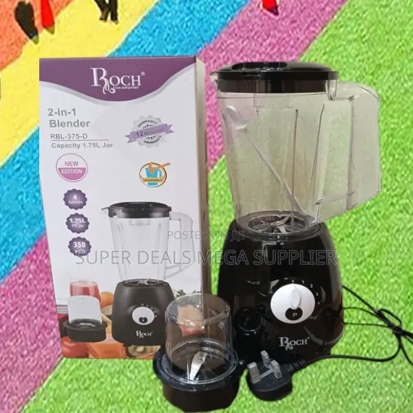 Roch 2 in 1 Blender Grind and Blend With One Handy Appliance