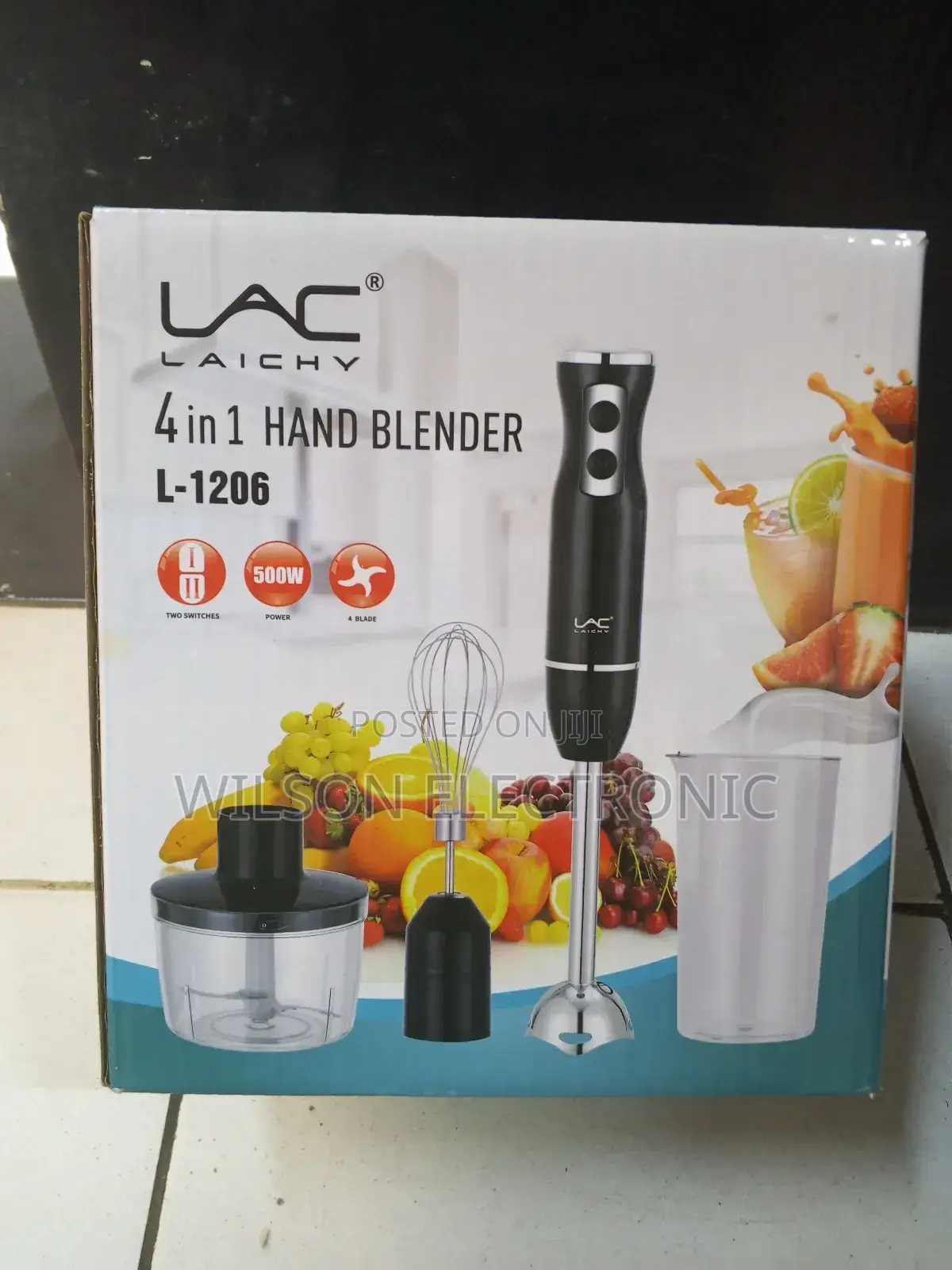 Lac 4 in 1 Hand Blender. 600ml