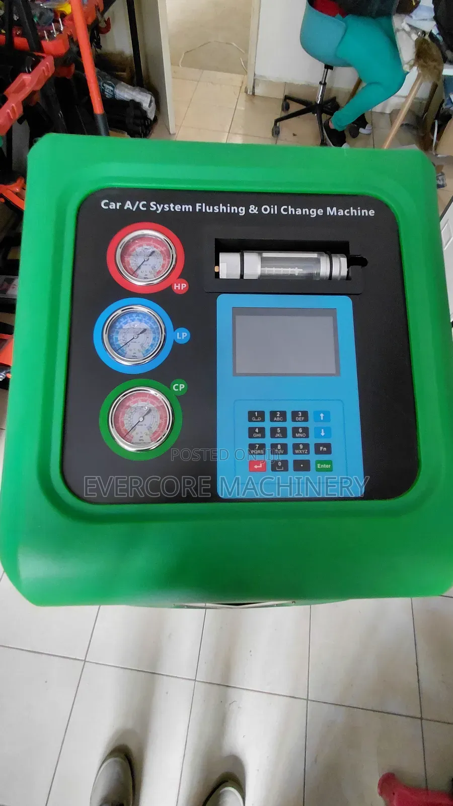 Commercial a/C Filling System Italian Technology.