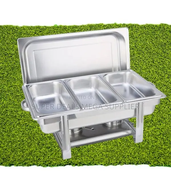 Commercial Triple Tray Stainless Steel Buffet Chafing Food Warmer