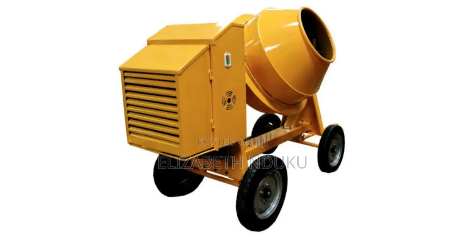 Concrete Mixer (500l Steel Drum)