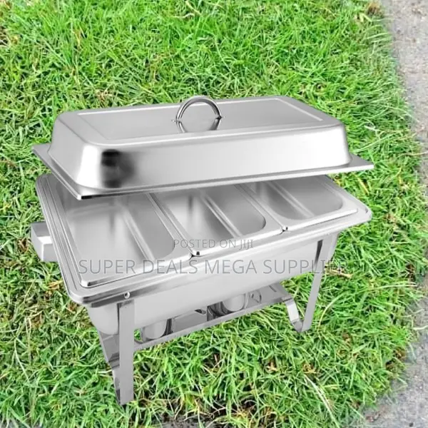 Catering Chafing Dish Stainless Steel Triple Tray Food Warmer