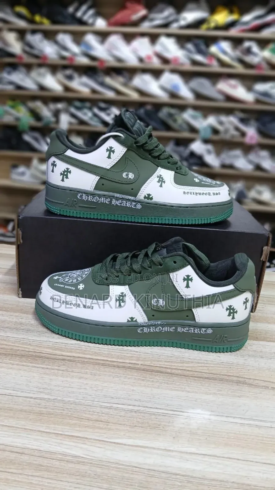 Sb Chrome Hearts (Black White Green)