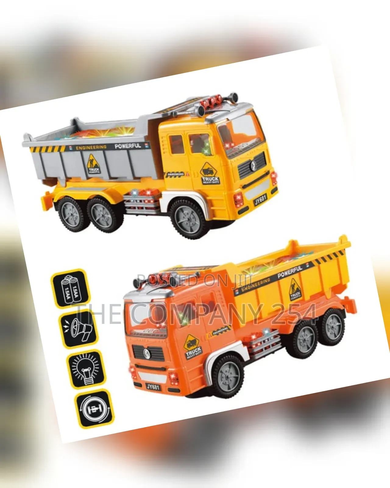Construction Truck With Music and Lights